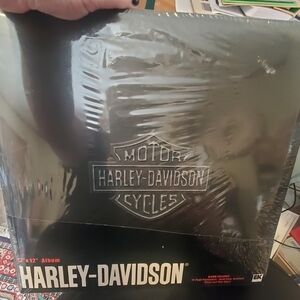 Harley-Davidson Black Vinyl Album.  Album. 12 X 12. Nwt Sealed. Black